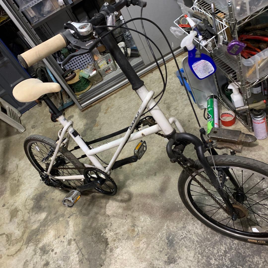 中古　前・後輪等速駆動の2WD自転車「DOUBLE Mini-Velo