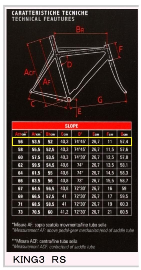 2010 DE ROSA KING3 RS フレーム