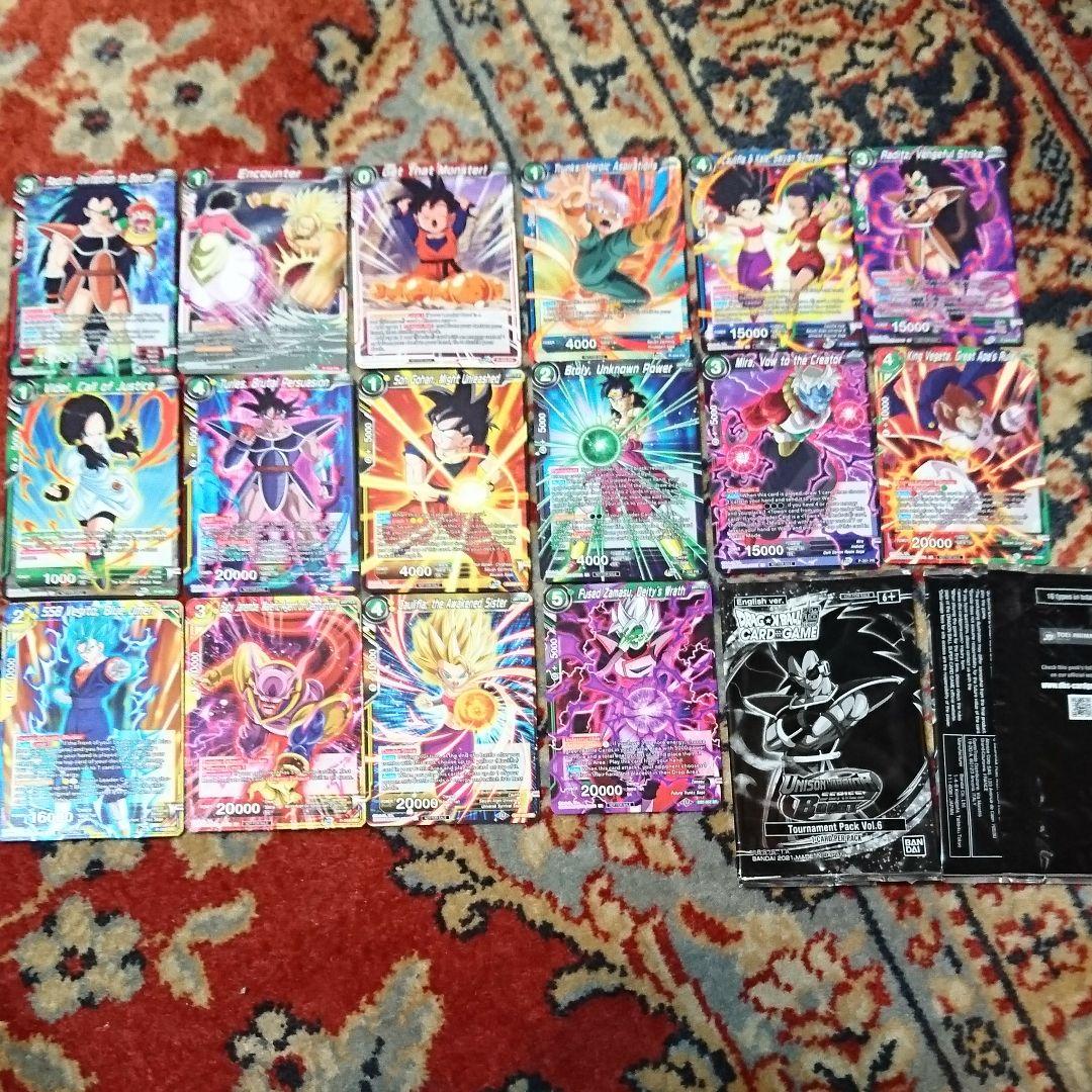 海外限定 ドラゴンボール超カードゲーム トーナメントパック vol.6 全16種