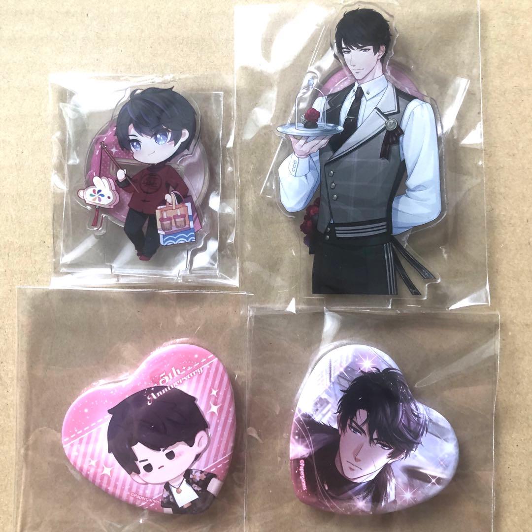 恋プロ　ゼン　アクスタ　缶バッジ　セット