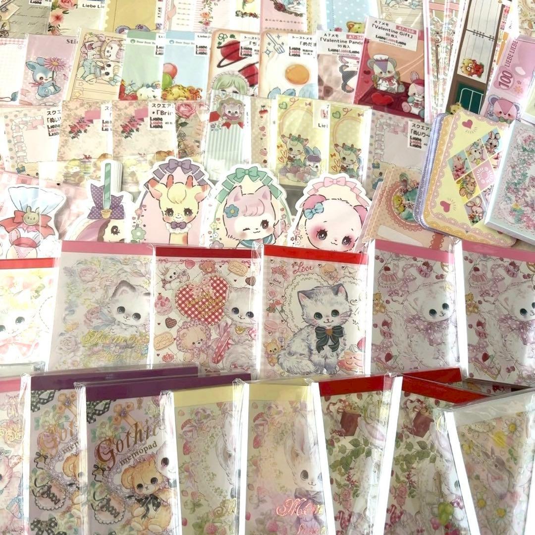 ほぼ新品未使用 アニマル系 メモ帳まとめ売り Liebe/飴ノ森ふみか 廃盤レア