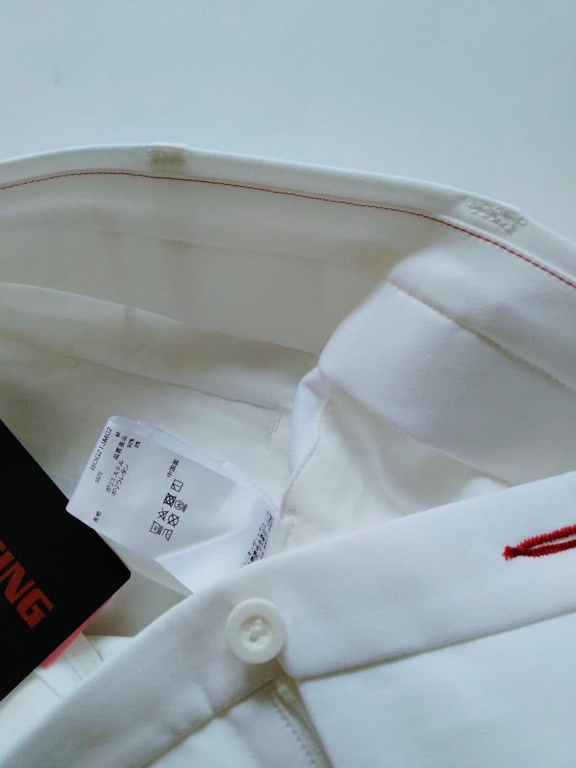 新品 BRIEFING MS BASIC PANTS OL 白 L パンツ