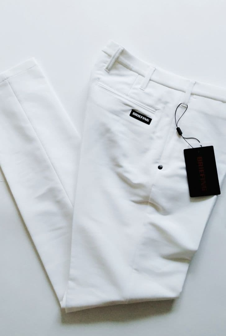 新品 BRIEFING MS BASIC PANTS OL 白 L パンツ