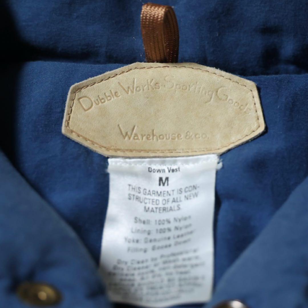 WAREHOUSE ダブルワークス ロッキーマウンテン ダウンベスト M