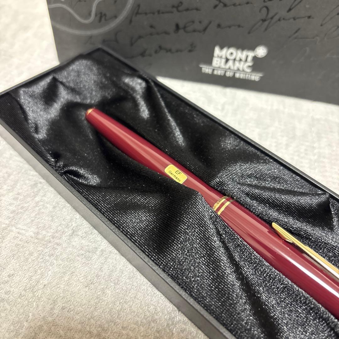 モンブラン絶版モデルCLASSIC 万年筆 ボルドー EF ペン先14K