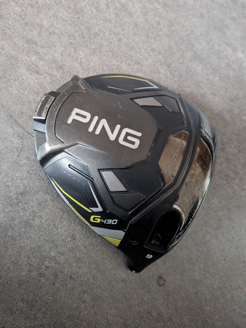●名器　日本仕様●PING G430 LST ドライバー 9度 ヘッドのみ