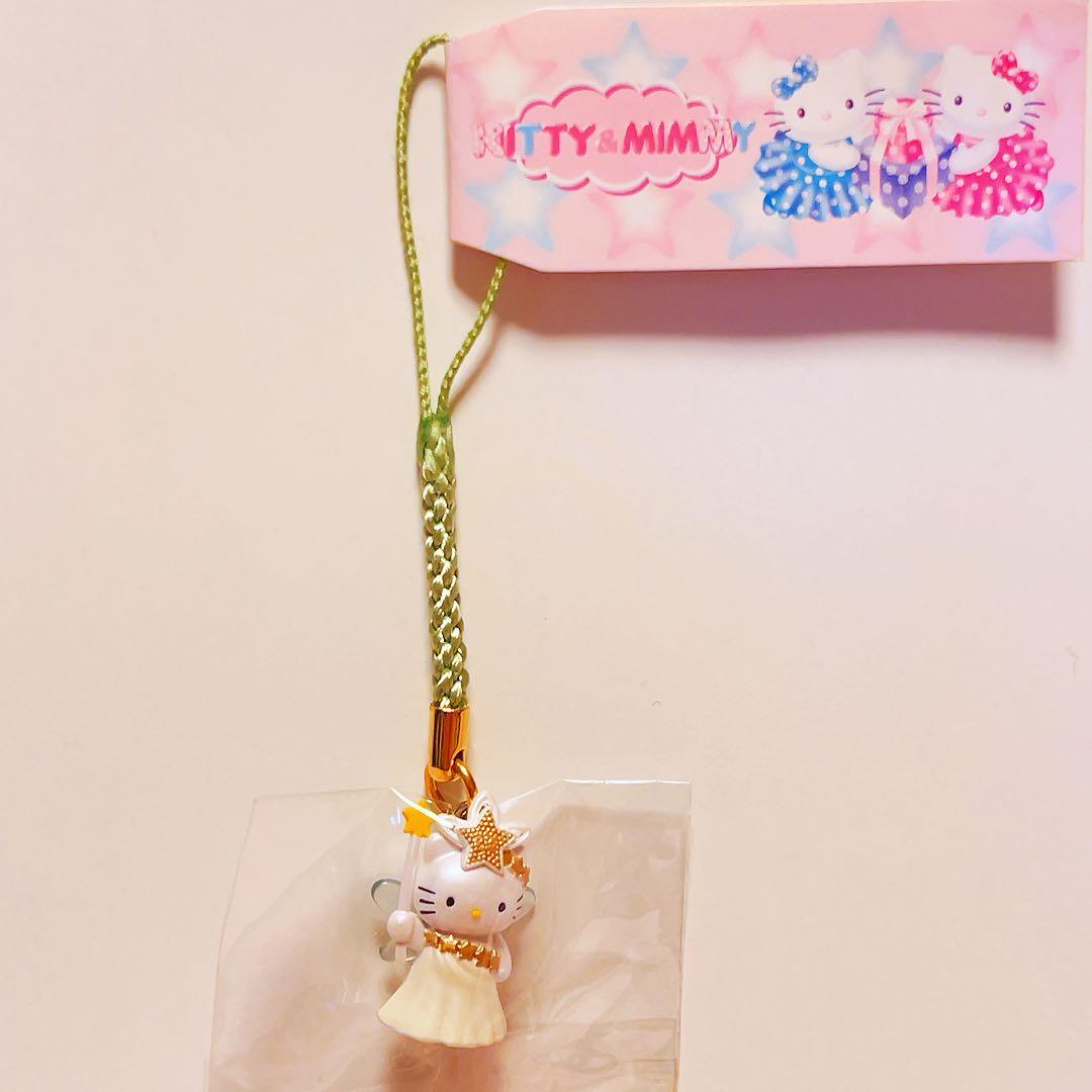 希少レア　ハローキティ　ミミィ　根付け　ネツケ　2002年　フェアリー　サンリオ