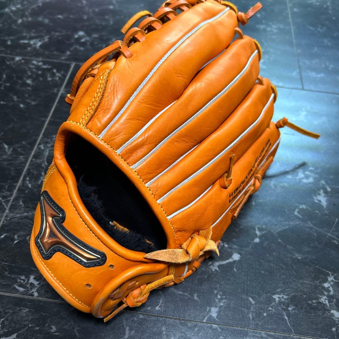 【美品】Mizuno FIELD GLISTER 野球用グローブ 左利き用