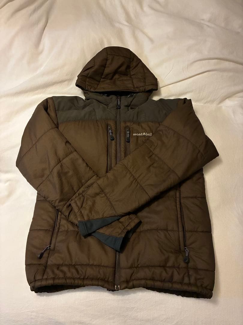 montbell モンベル ダウンジャケット キャスティングパーカー ブラウン