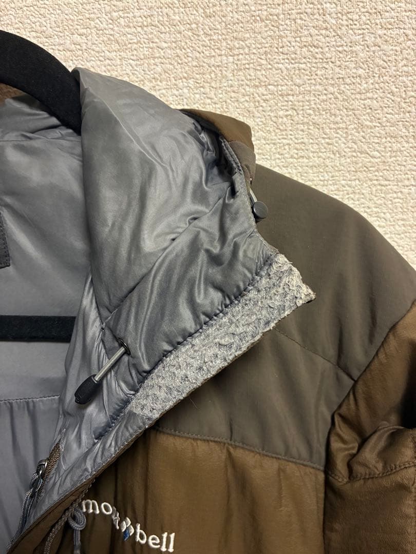 montbell モンベル ダウンジャケット キャスティングパーカー ブラウン