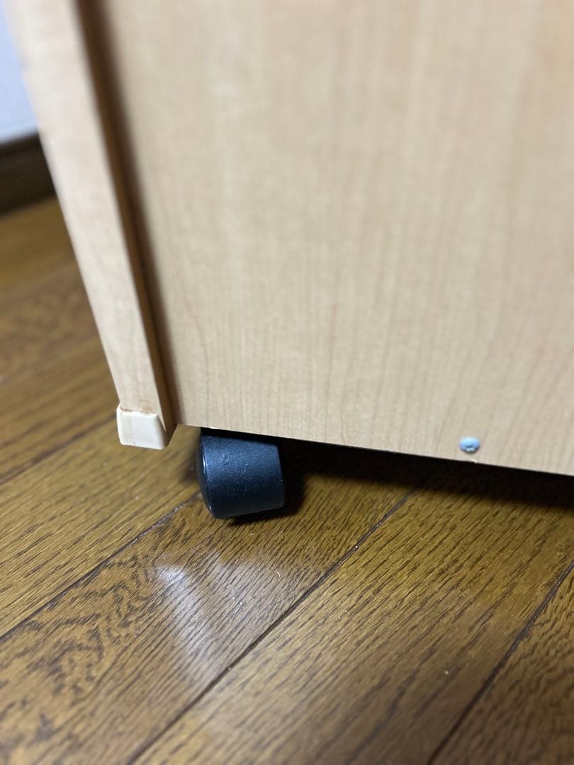 天板昇降式デスク用ワゴン　キャスター付き