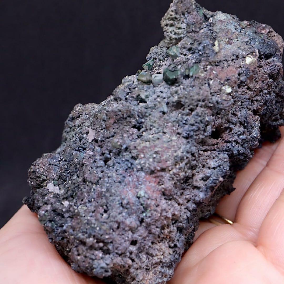 クリソコラ 仮晶ダイオプテーズ！ 珪孔雀石 284g CHS108 原石 天然石