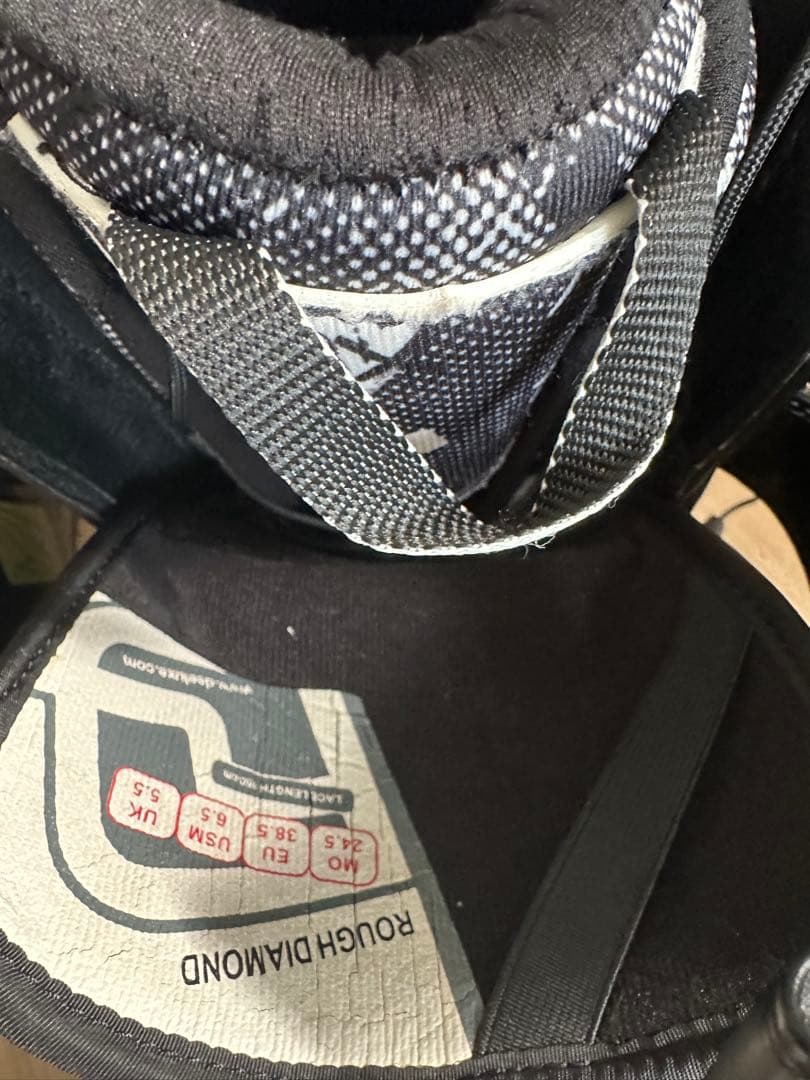 DEELUXE: Rough Diamond スノーボードブーツ黒 EU38.5