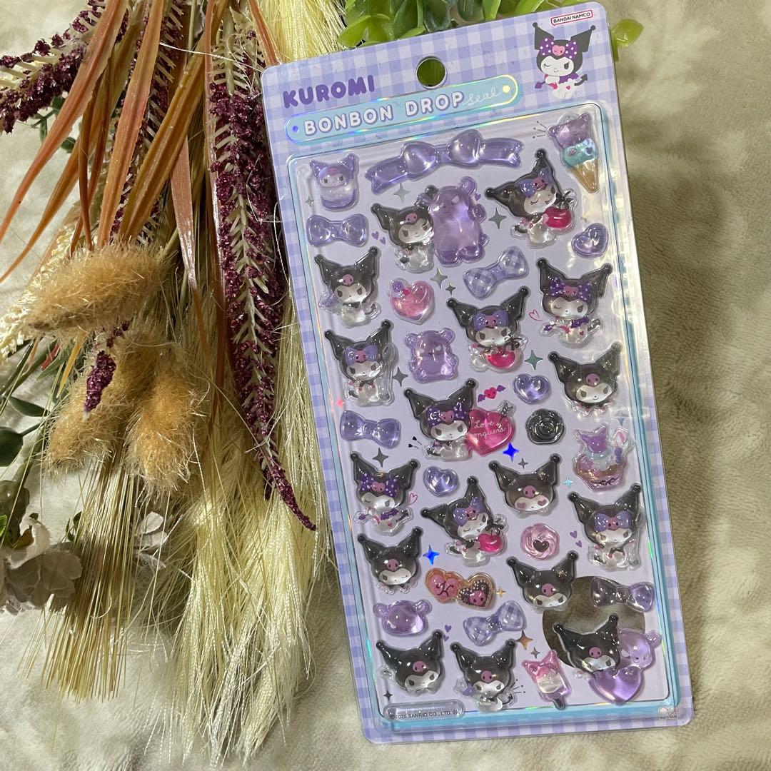 【正規品】ボンボンドロップシール　ミニ　ハピダン　クロミ　プリン　キティ　大