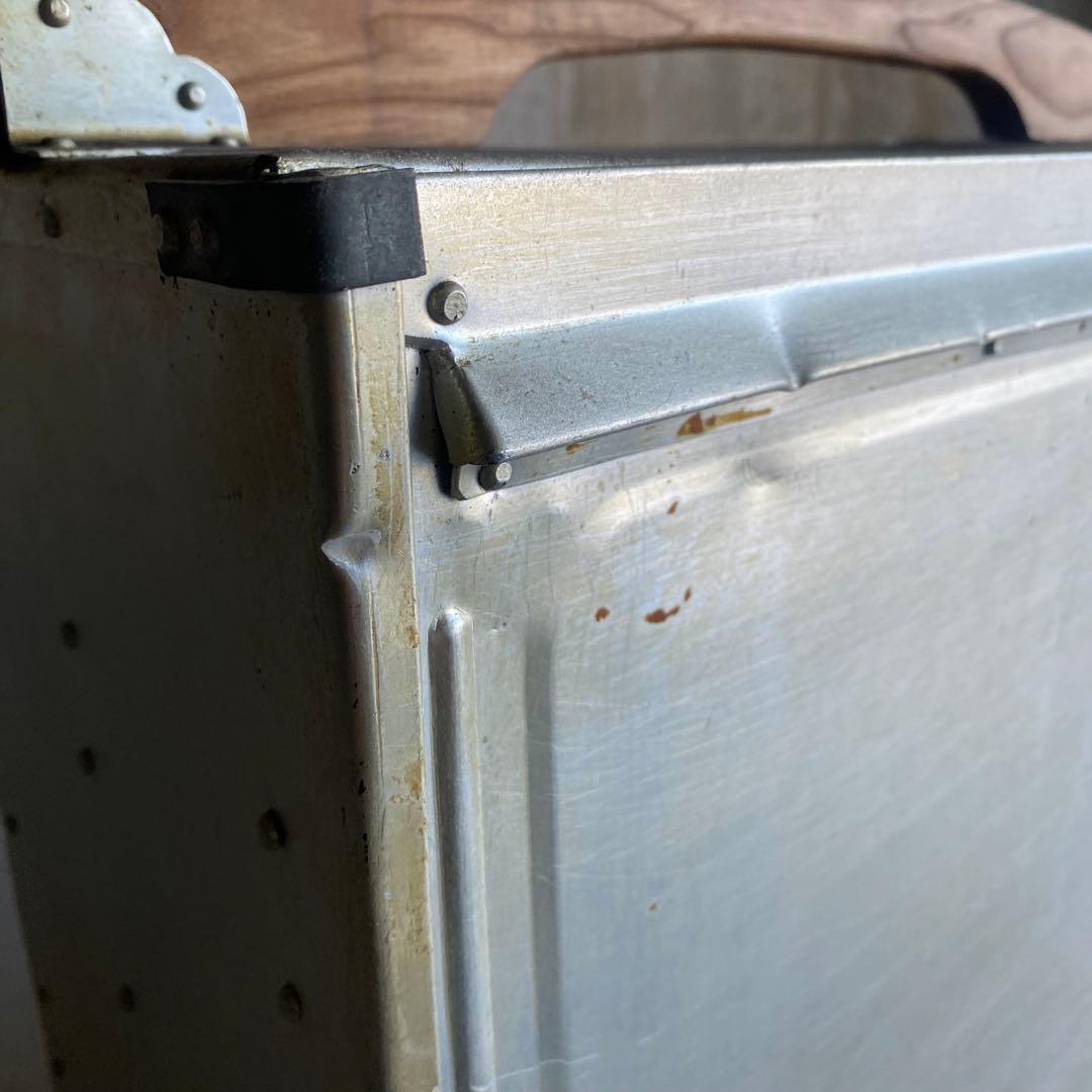 岡持ち　おかもち　横長　大型　昭和レトロ　ヴィンテージ　レトロ　古道具　⑤