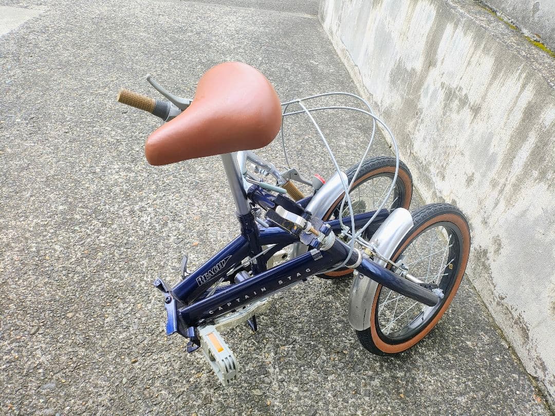 CAPTAIN STAG 折りたたみ自転車 6段