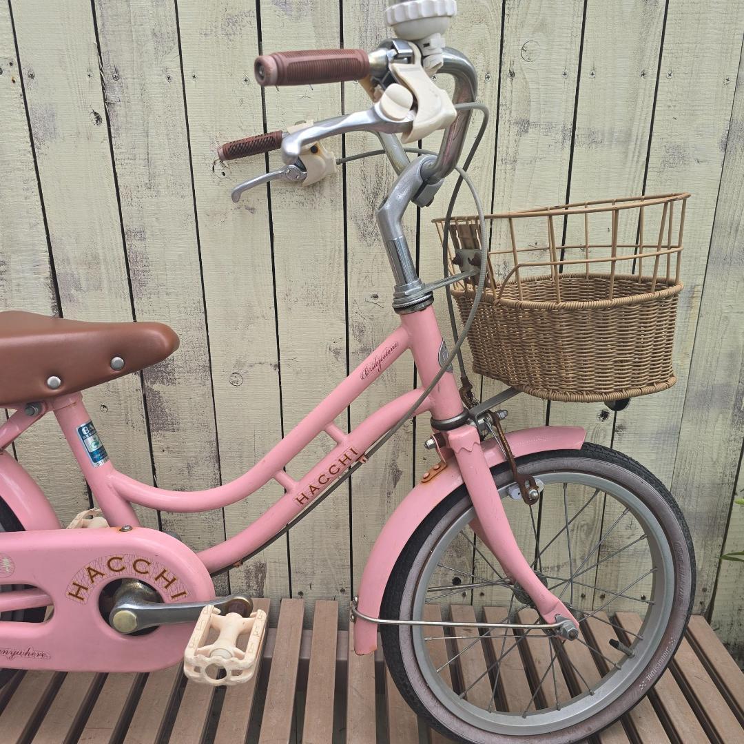 【店頭引取】 BRIDGESTONE ハッチ HACCHI 16インチ ピンク