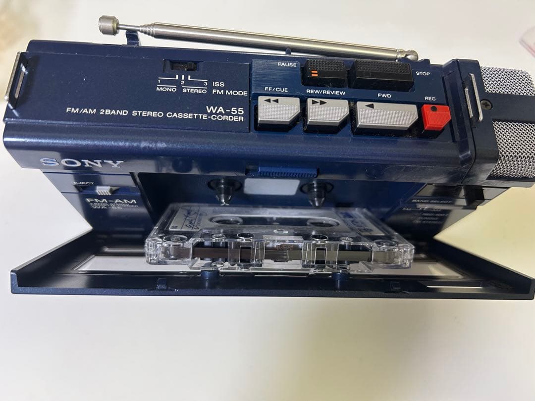 希少美品SONY WM-55 ステレオラジカセ