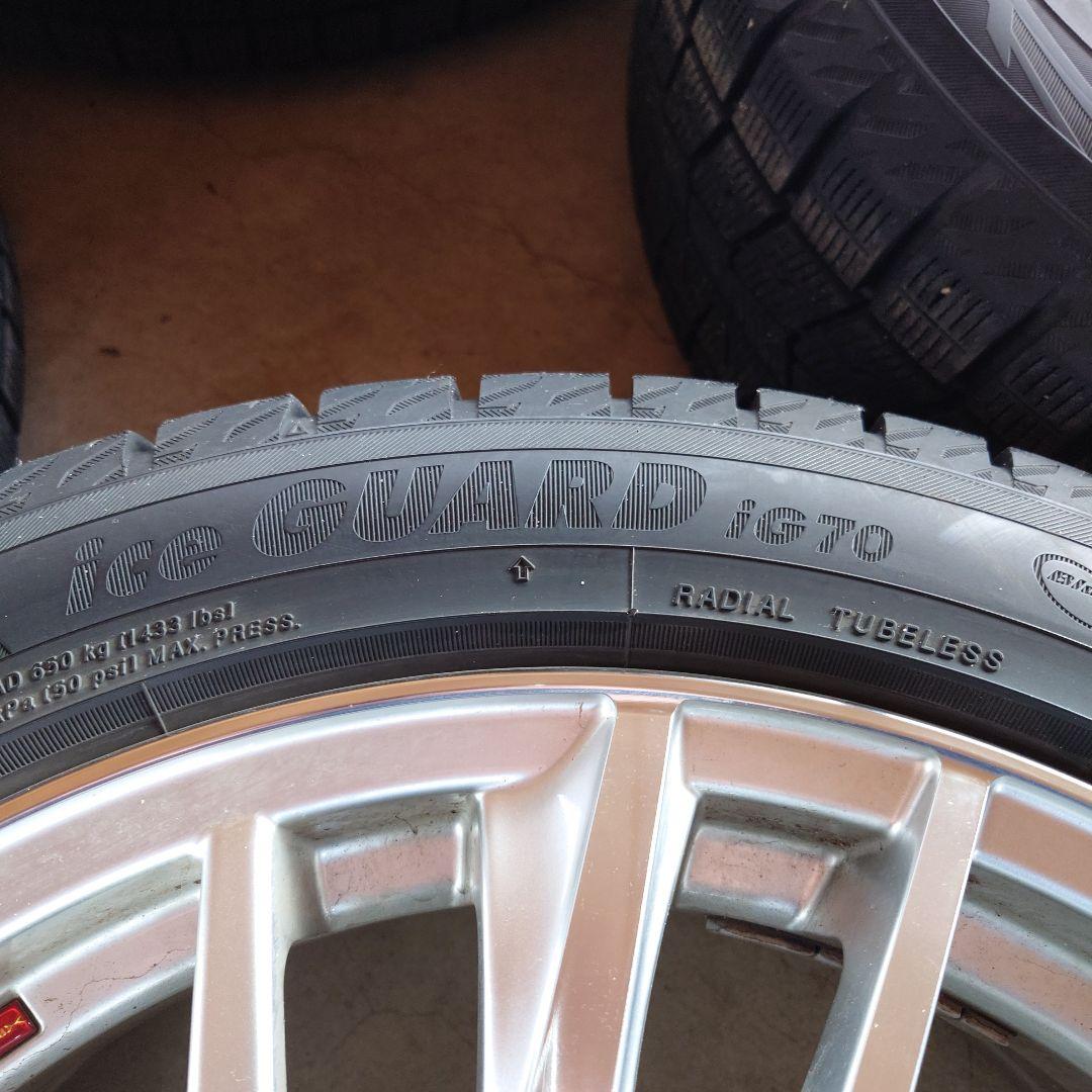 17インチ アルミホイール iceGUARDiG70 スタッドレスタイヤセット