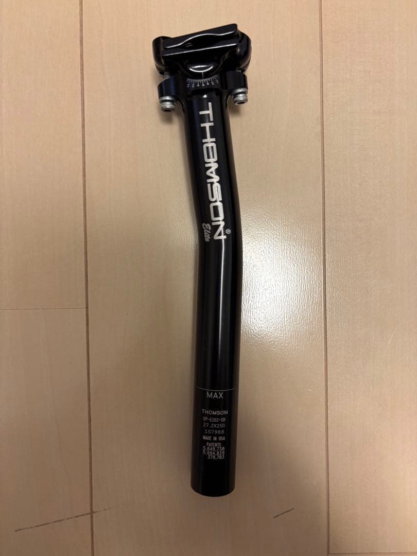 THOMSON シートポスト 27.2x250mm ブラック