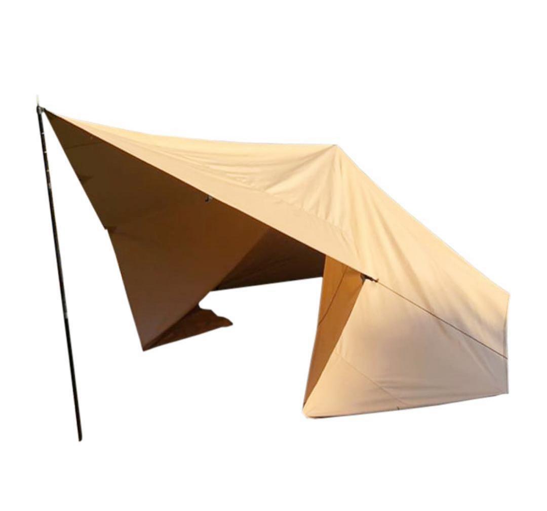 8tail GOD TARP ゴッドタープ 4m x 4m ブラック ベージュ