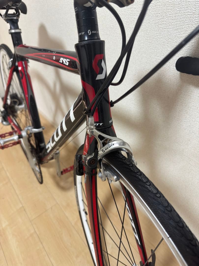 SCOTT S45 ロードバイク ブラック/レッド
