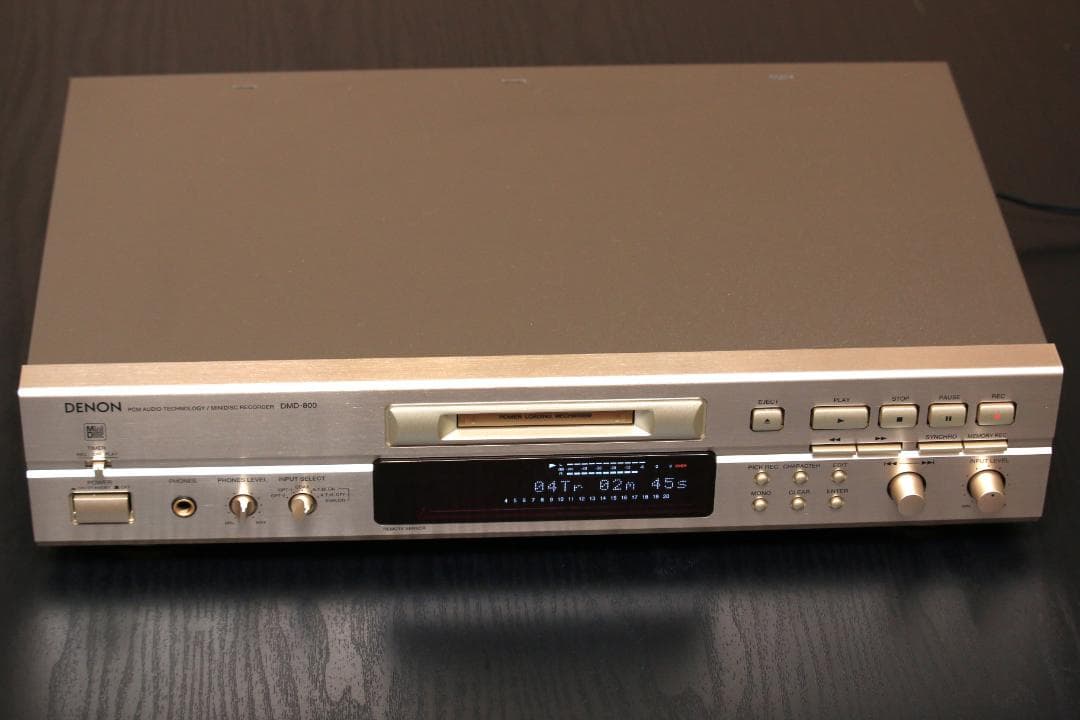 DENON DMD-800 MDデッキ　MDプレーヤー/レコーダー　 日本製