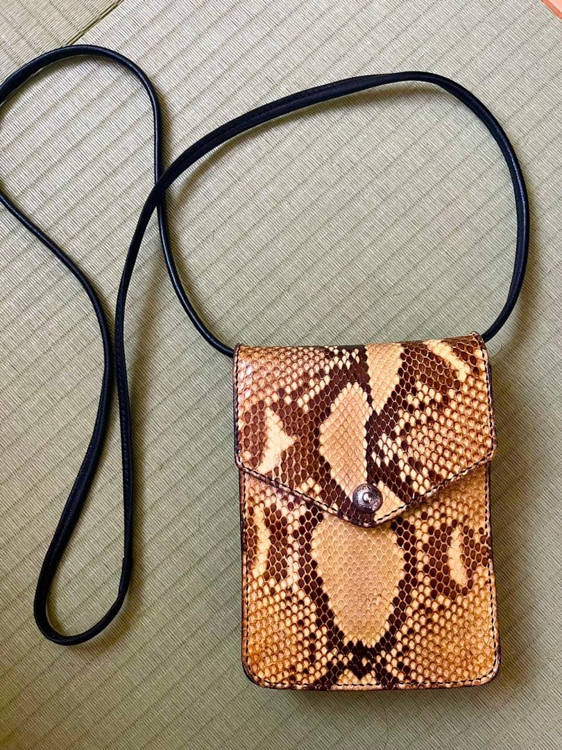 本日限定　値下げアンチドートバイヤーズクラブ　ウエストバッグ　パイソン