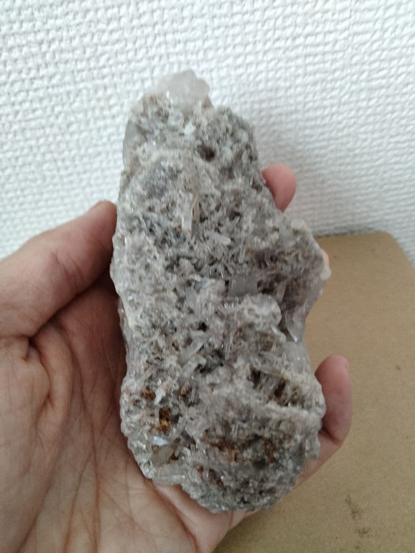 長野県　大日向砕石場　国産天然水晶　水晶クラスター　999