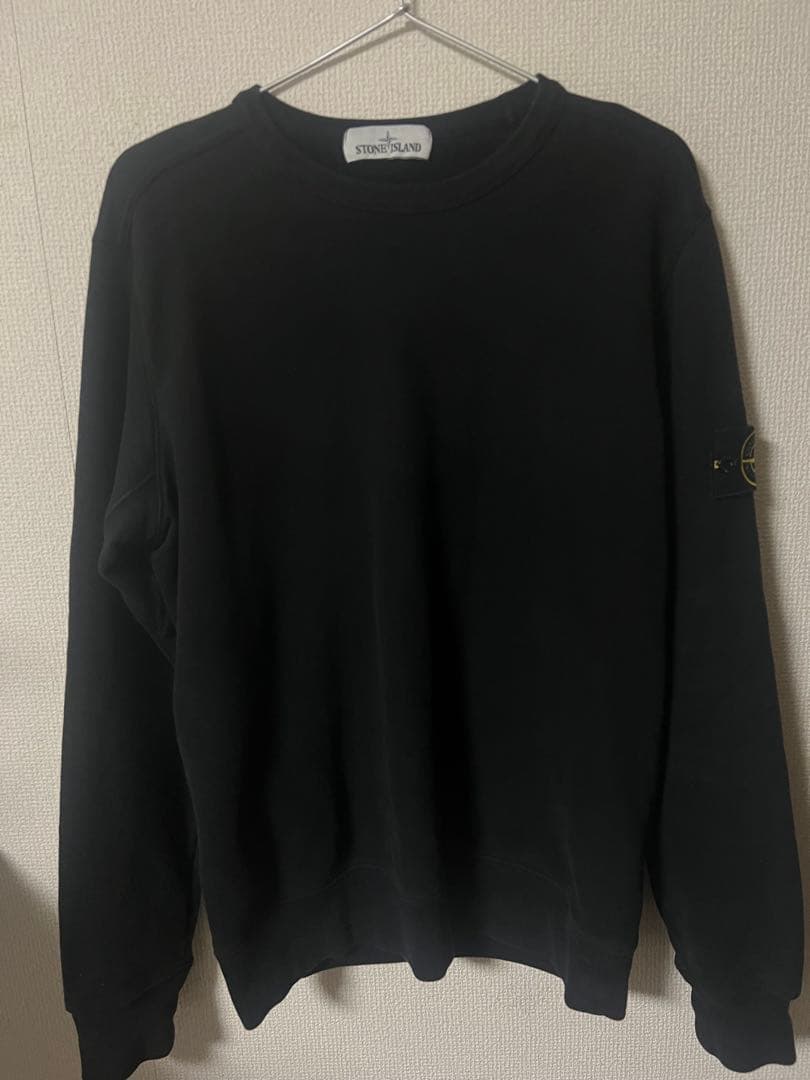 stone  sweat ストーンアイランド　スウェット　黒　美品