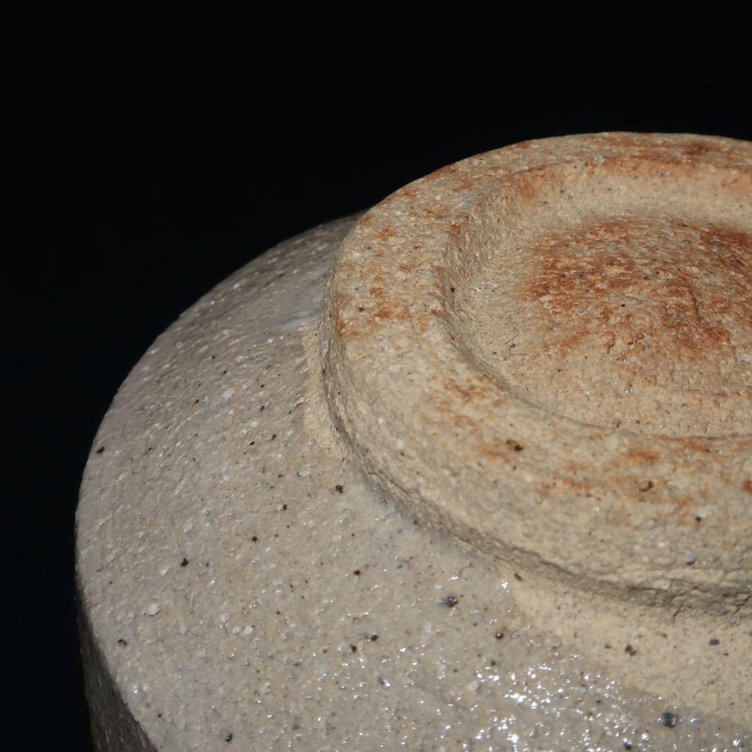 【茶道具】徳沢守俊作　絵唐津茶碗　◯△⬜︎