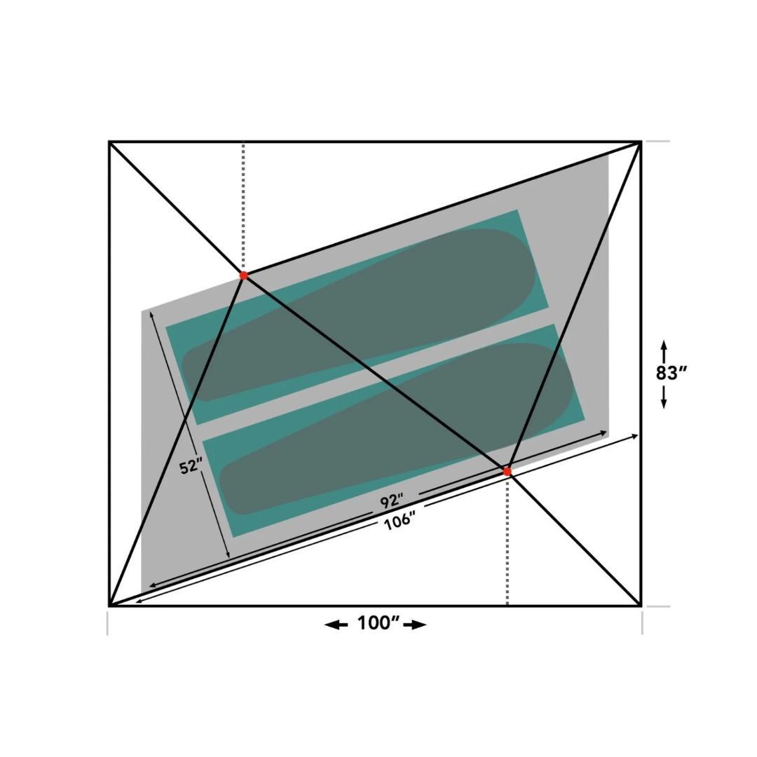 ★【新品】Durston X-Mid2 Solid 冬山UL2人用テント雪山対応
