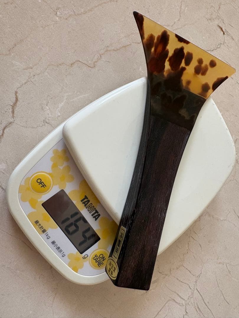 三味線バチ　本べっ甲　海宝堂製