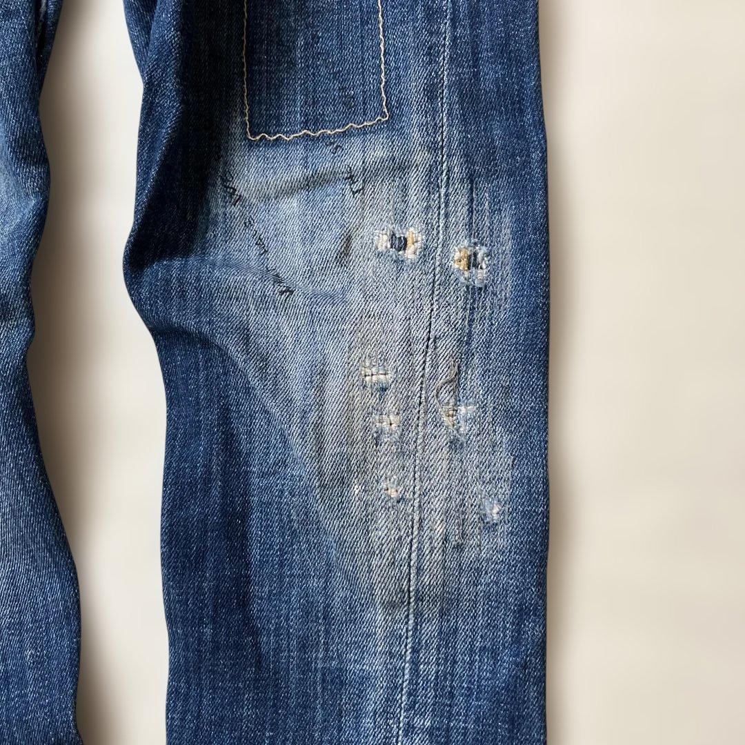 DSQUARED2 スキニーデニム ダークブルー