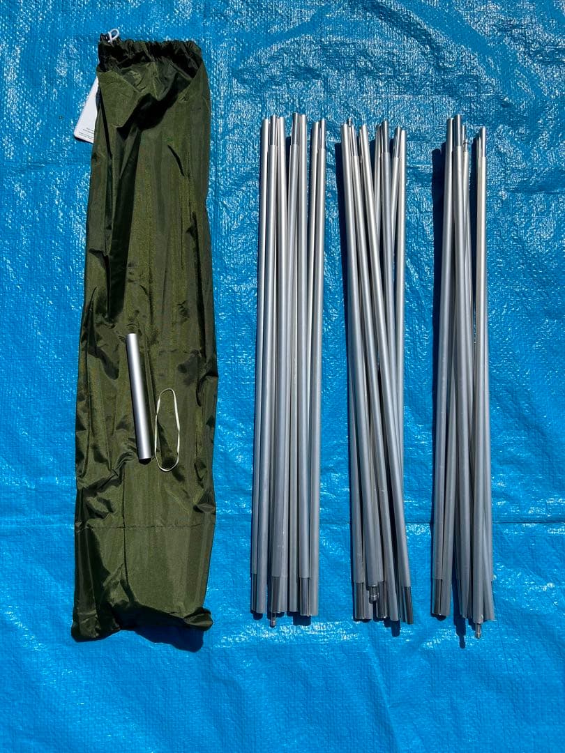 【試し張りのみ】DOD カマボコテント 3(S) T3-688-KH カーキ