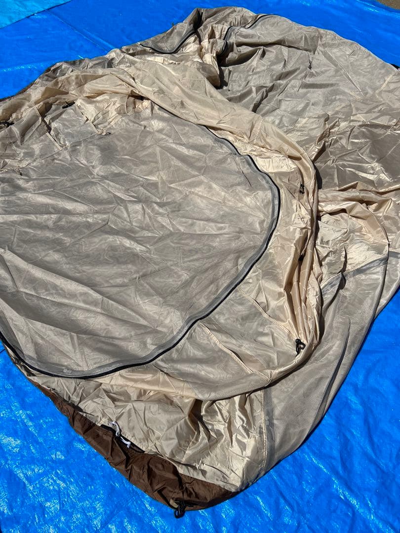 【試し張りのみ】DOD カマボコテント 3(S) T3-688-KH カーキ