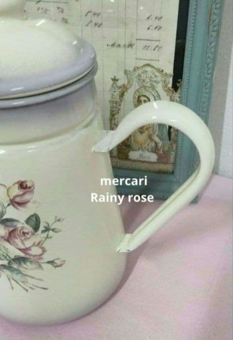 1833:最終価格♥イマン好き!　麗しのビビアン　コーヒーポットL　新品未使用