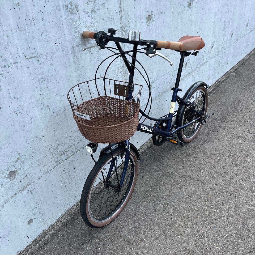 送料無料◾️美車 RENAULTルノー 6段変速 20インチ 自転車 小径車 車体