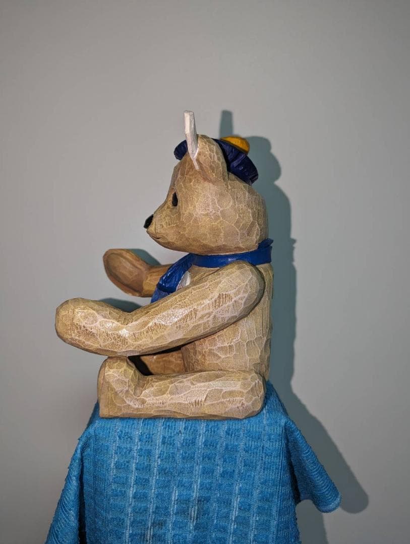 シュタイフ　２体　彫刻？とぬいぐるみ