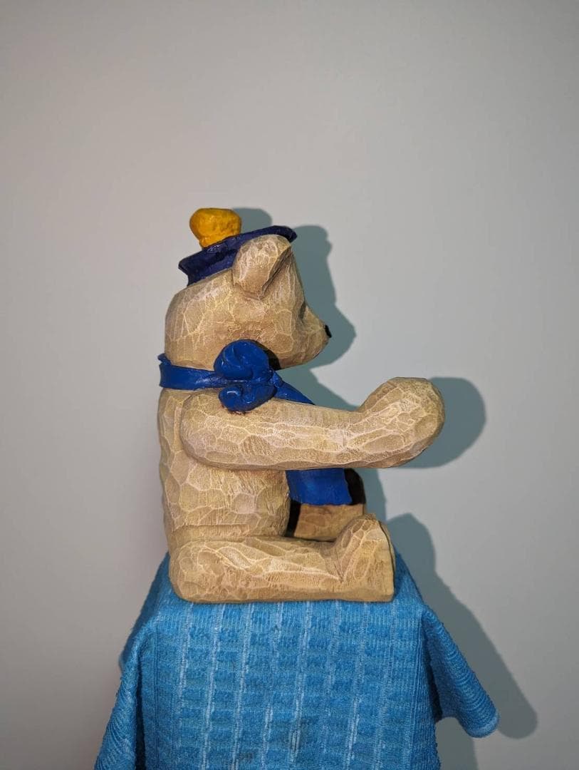 シュタイフ　２体　彫刻？とぬいぐるみ