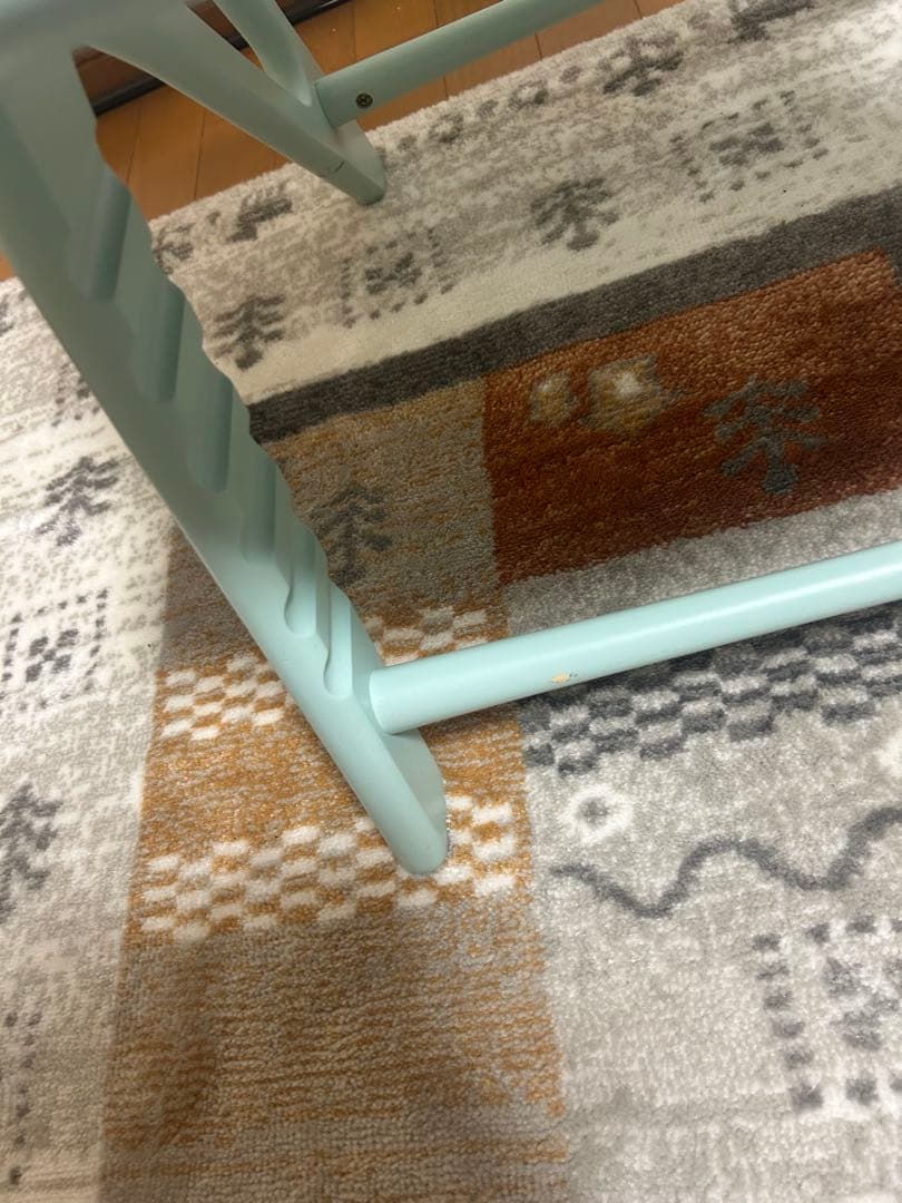 大和屋 アッフルチェア グリーン ベビーチェア YAMATOYA