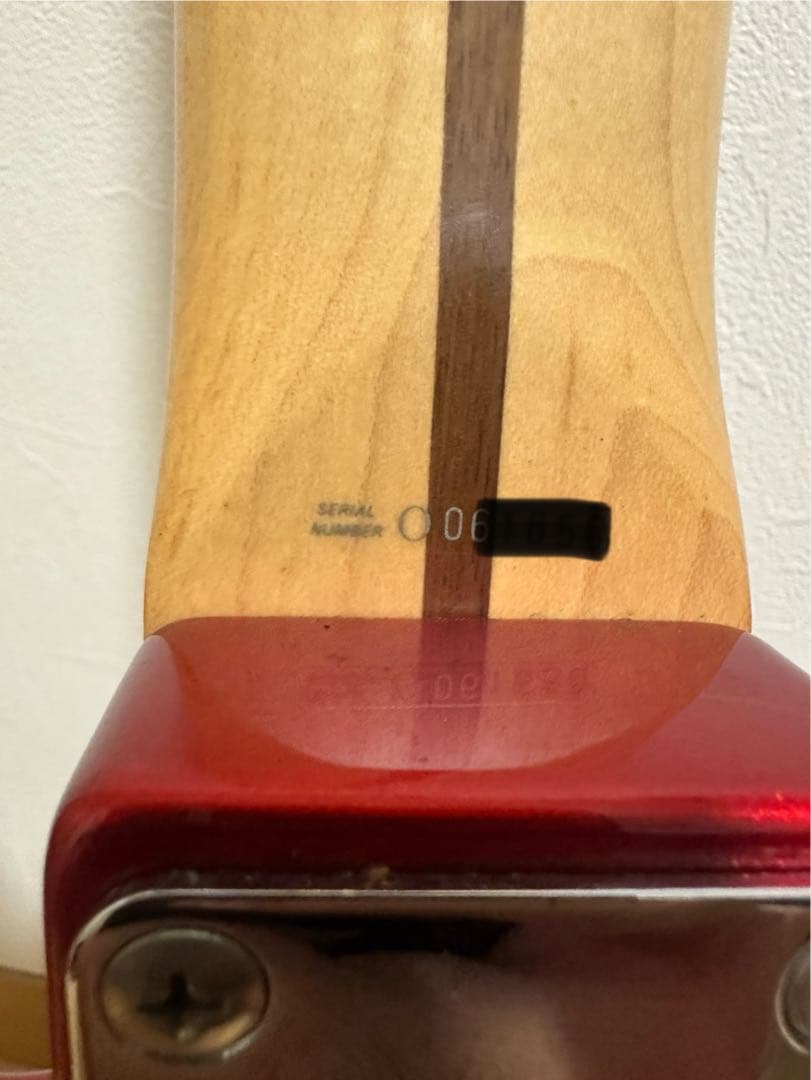 Fender Telecaster レッド　Oシリアル