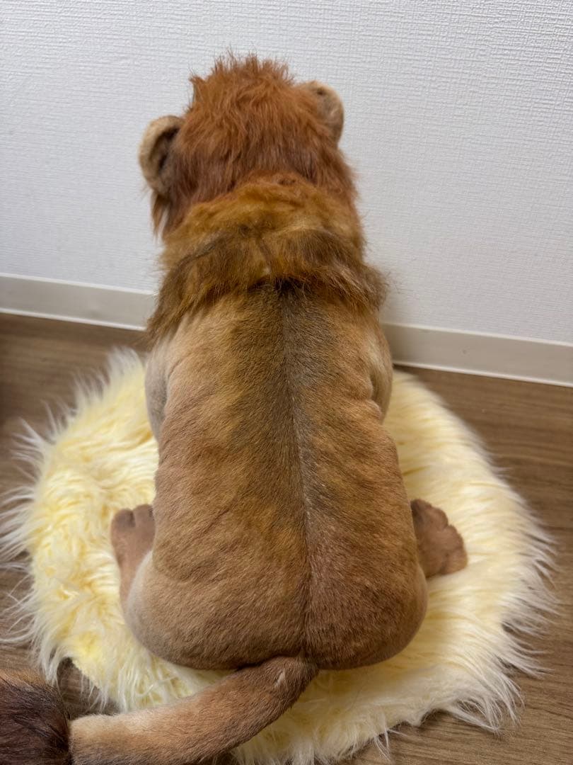 海外作家様作　アートドール　帽子を被ったライオン