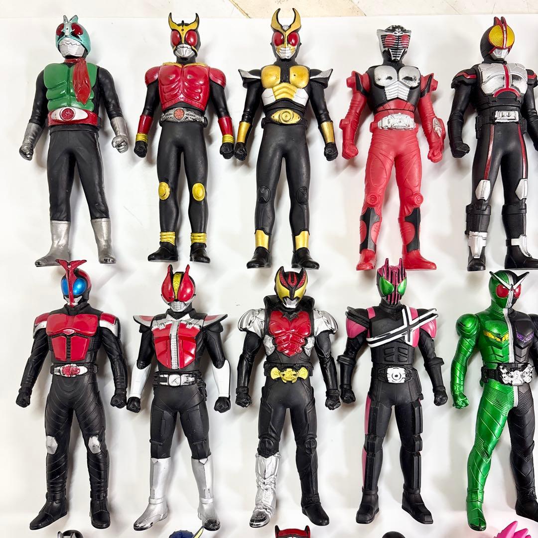 仮面ライダー ライダーヒーローシリーズ レジェンドライダー ソフビ セット