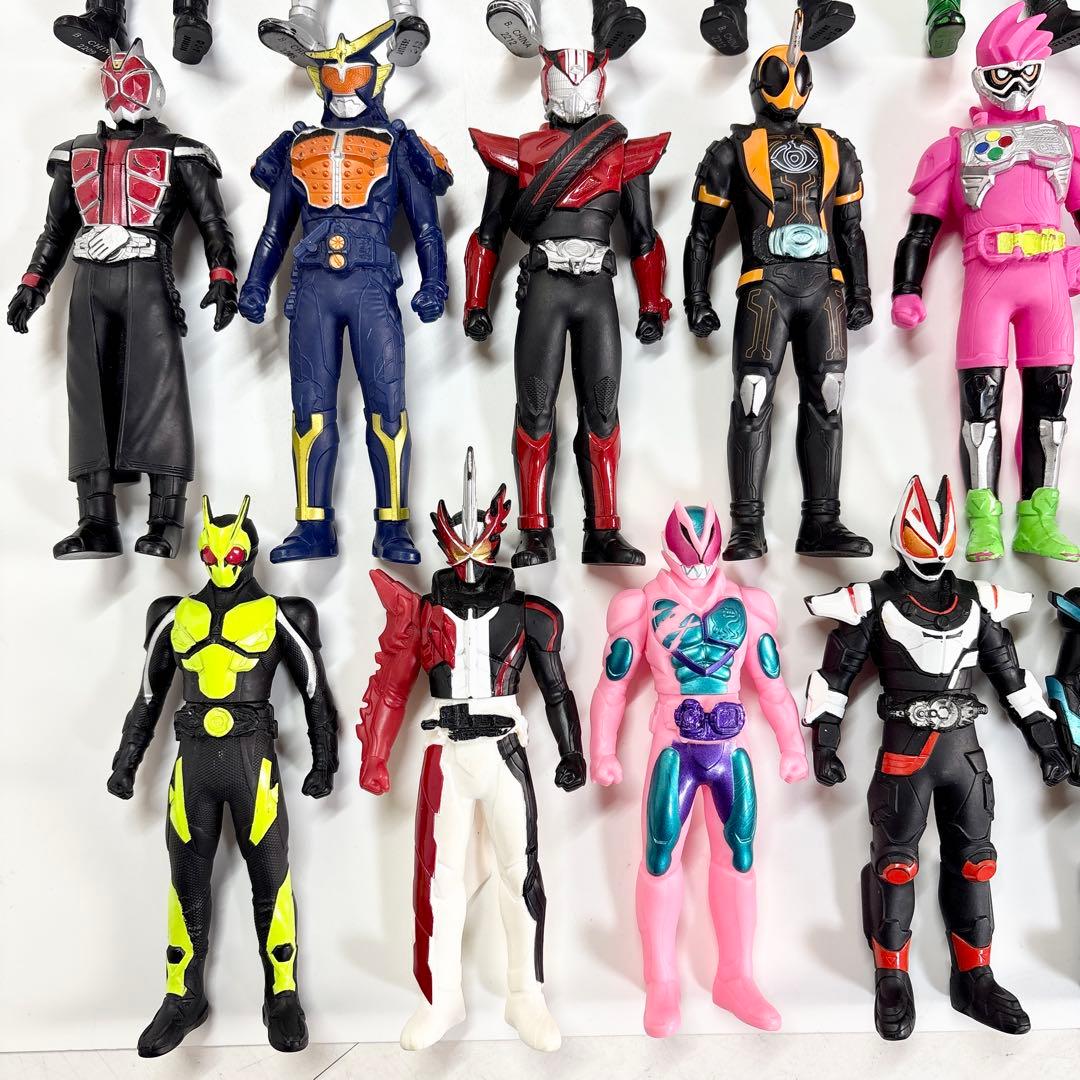 仮面ライダー ライダーヒーローシリーズ レジェンドライダー ソフビ セット