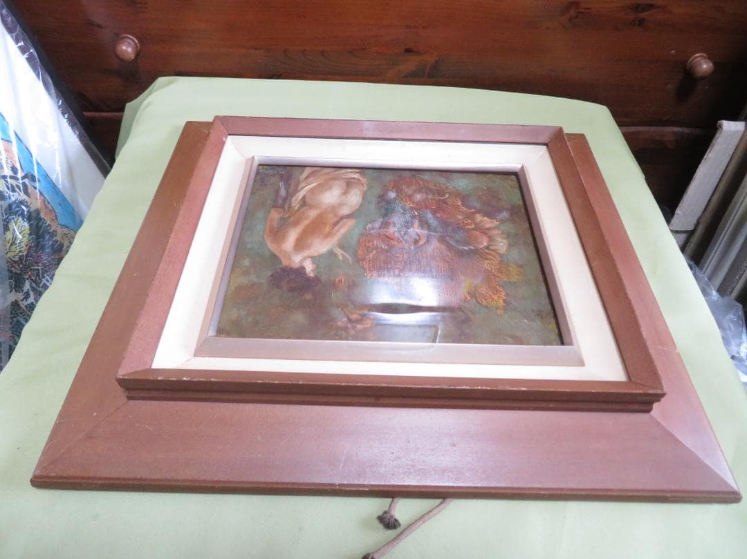 横尾龍彦　題不明　油彩F3号　幻想画家　神奈川県立近代美術館 福岡県立美術館他