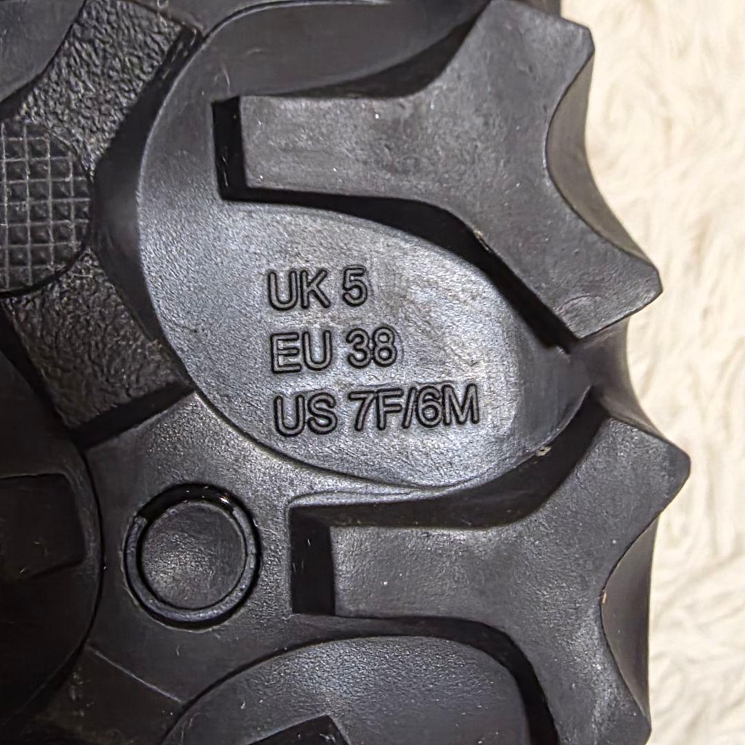美品　HUNTER　☆UK5 スノーキルトブーツ 黒　ハンター 23.5 24
