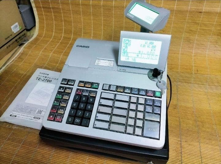 カシオレジスター　TE-2700　フル設定込み　PC連携　799000