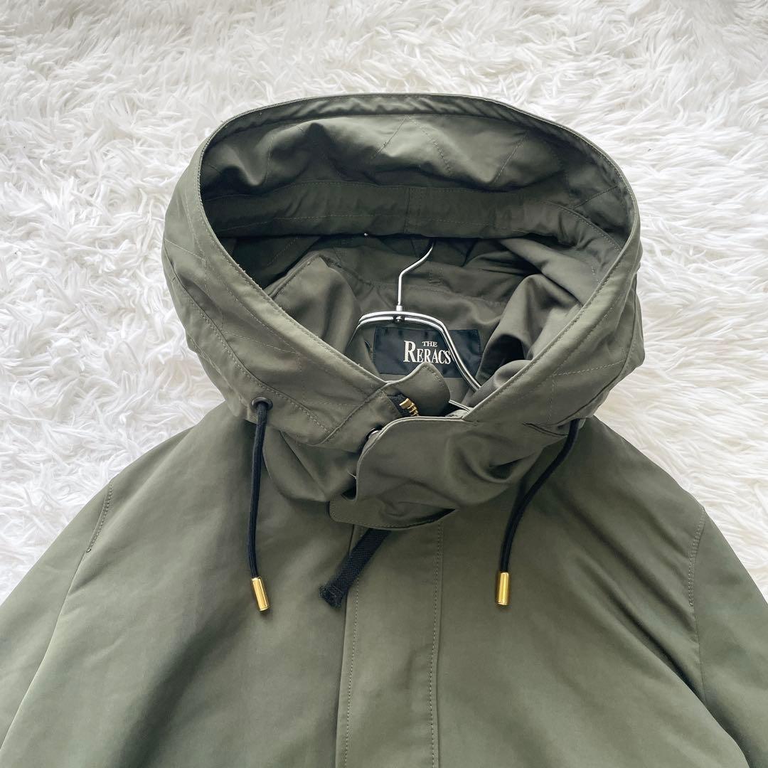 THE RERACS ザリラクス モッズコート ロング カーキ 36