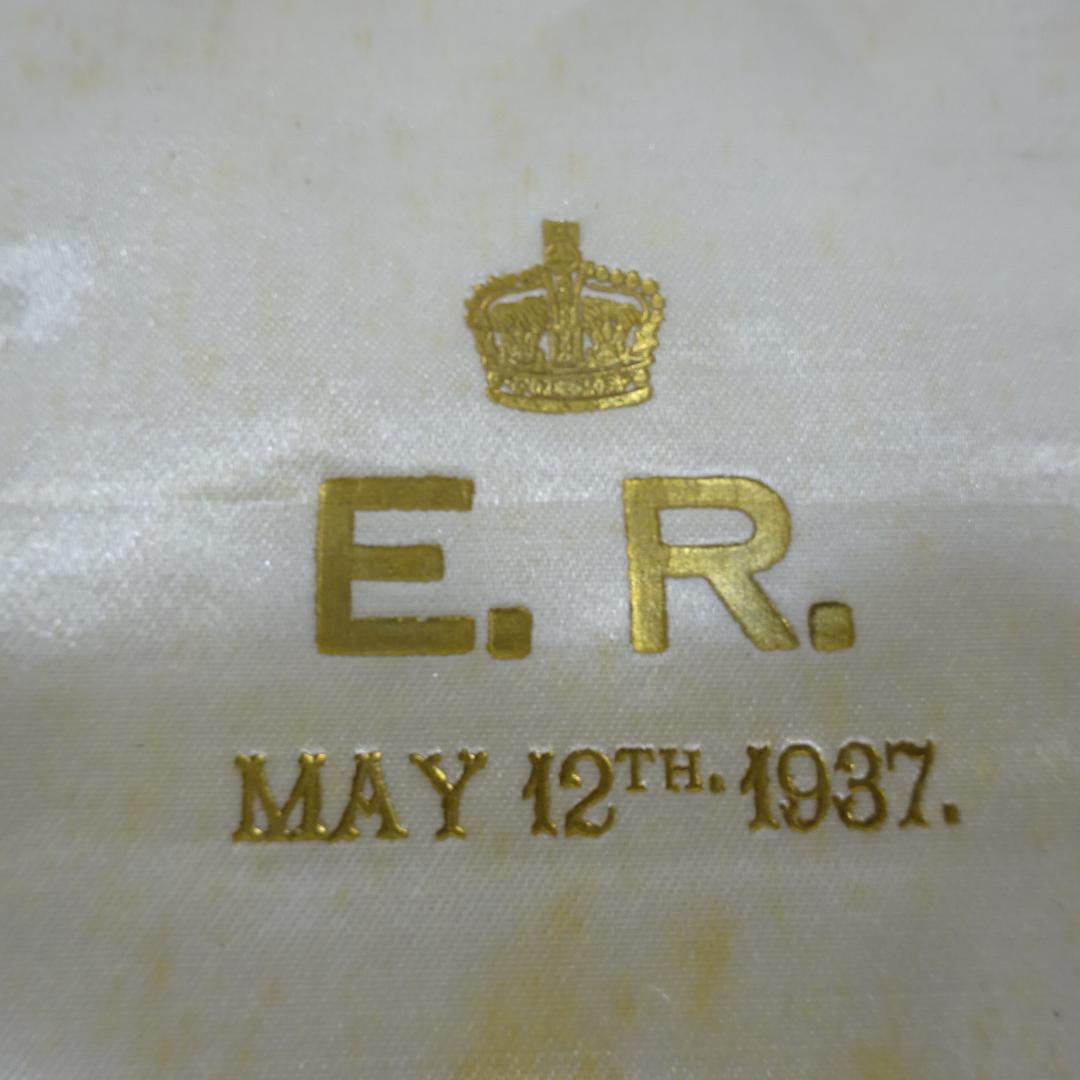 スターリングシルバーアノインティングスプーン1937 Coronation